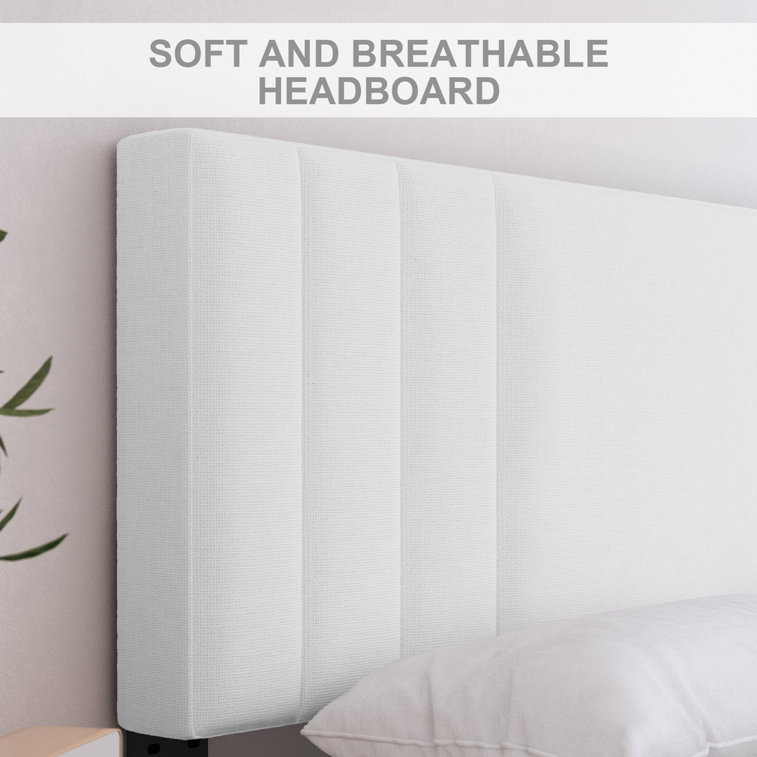 Frame with Upholstered Headboard - 6933