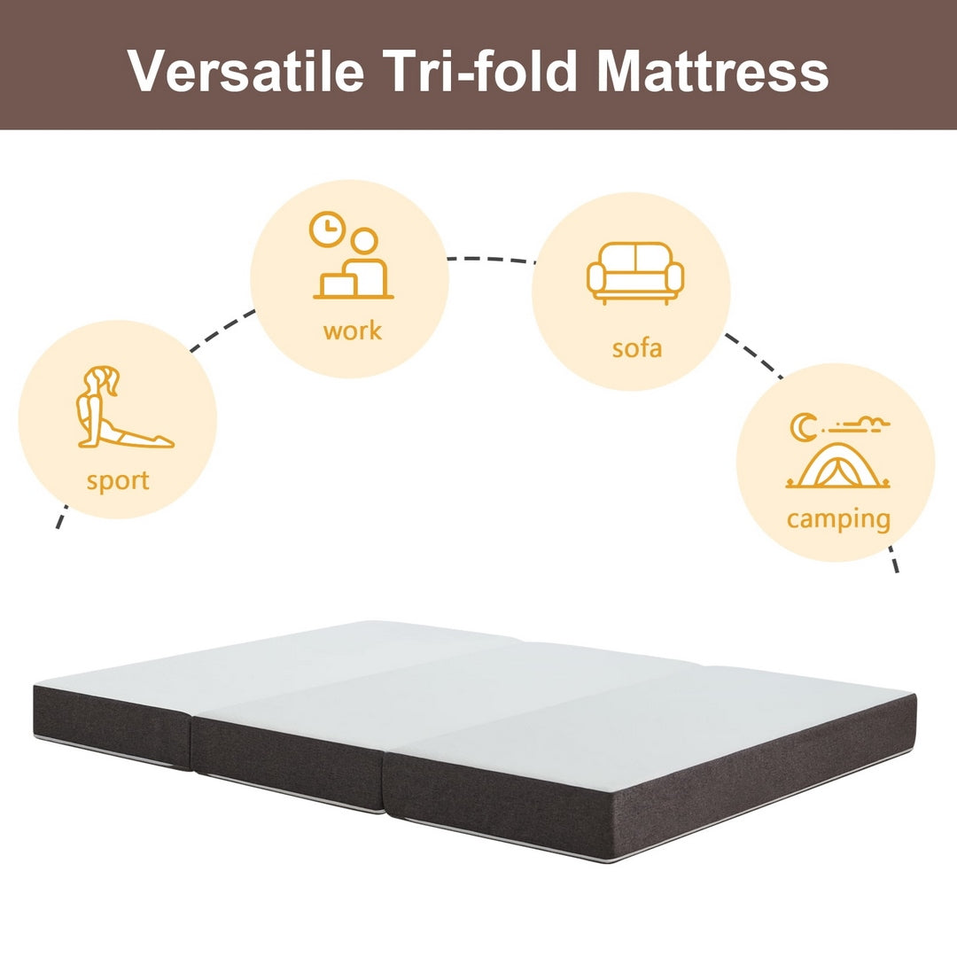 Tri Fold Mattress Memory Foam Folding Mattress - RLD