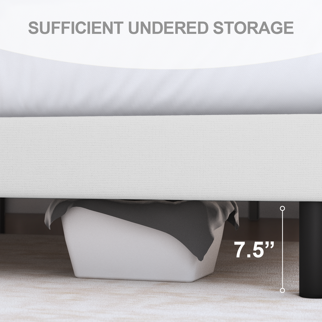 Frame with Upholstered Headboard - 6933