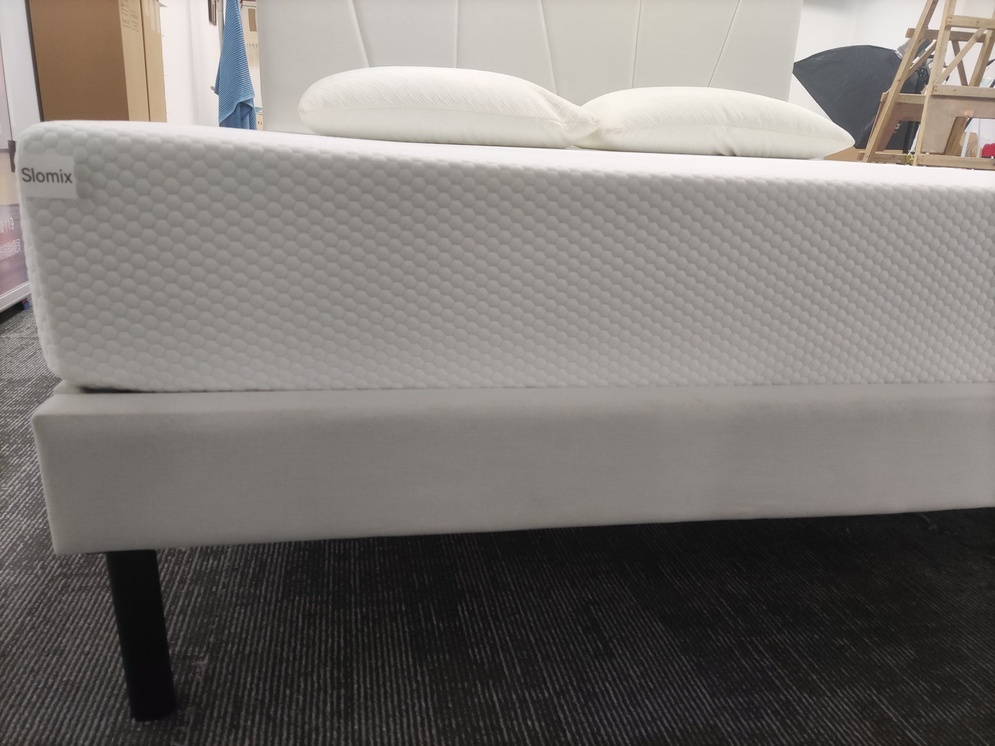 Slomix Queen Size Mattress, 8 Inch Gel Memory Foam Mattress in Box for Back Pain Relief