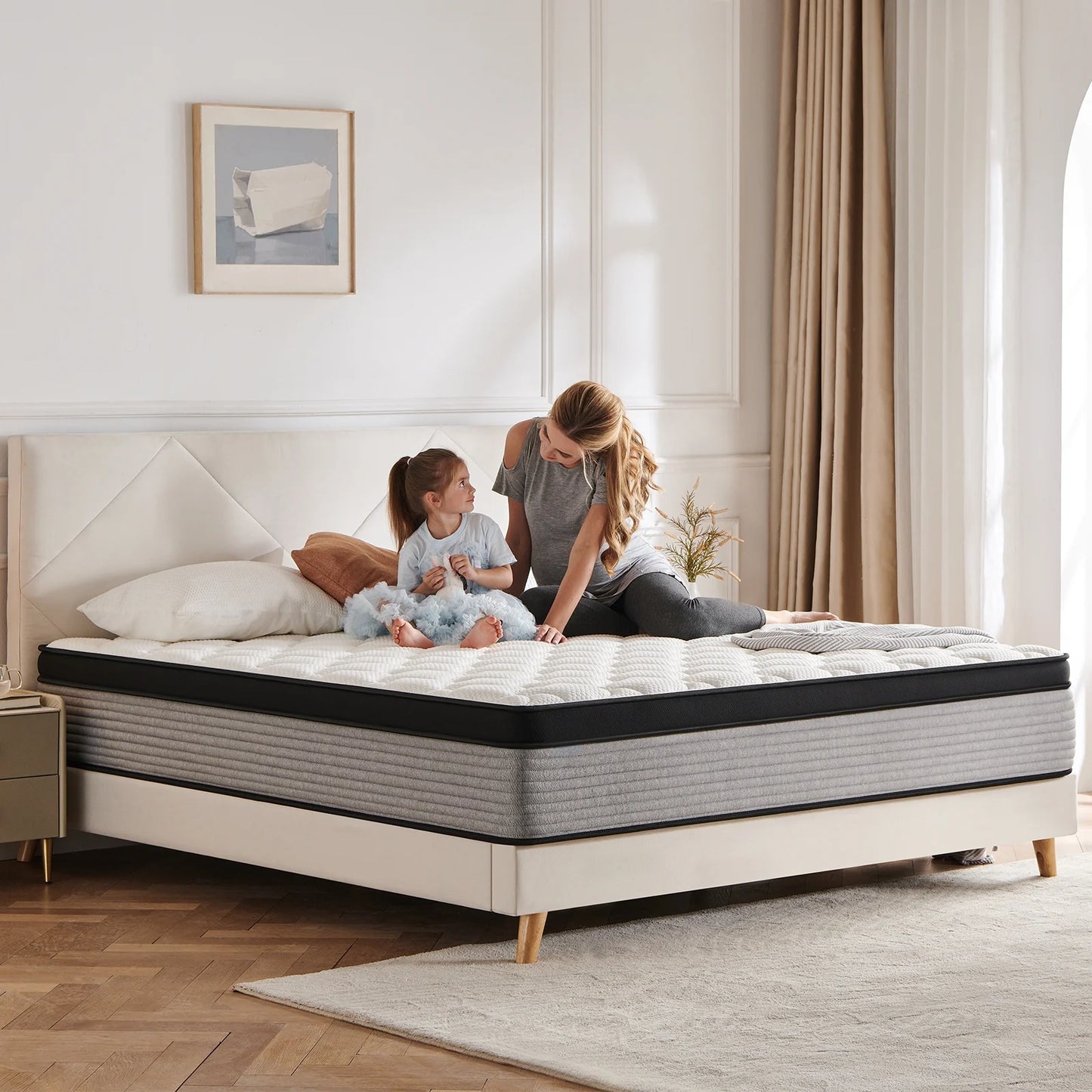 Hybrid Pocket Innerspring Mattress in a Box - JC