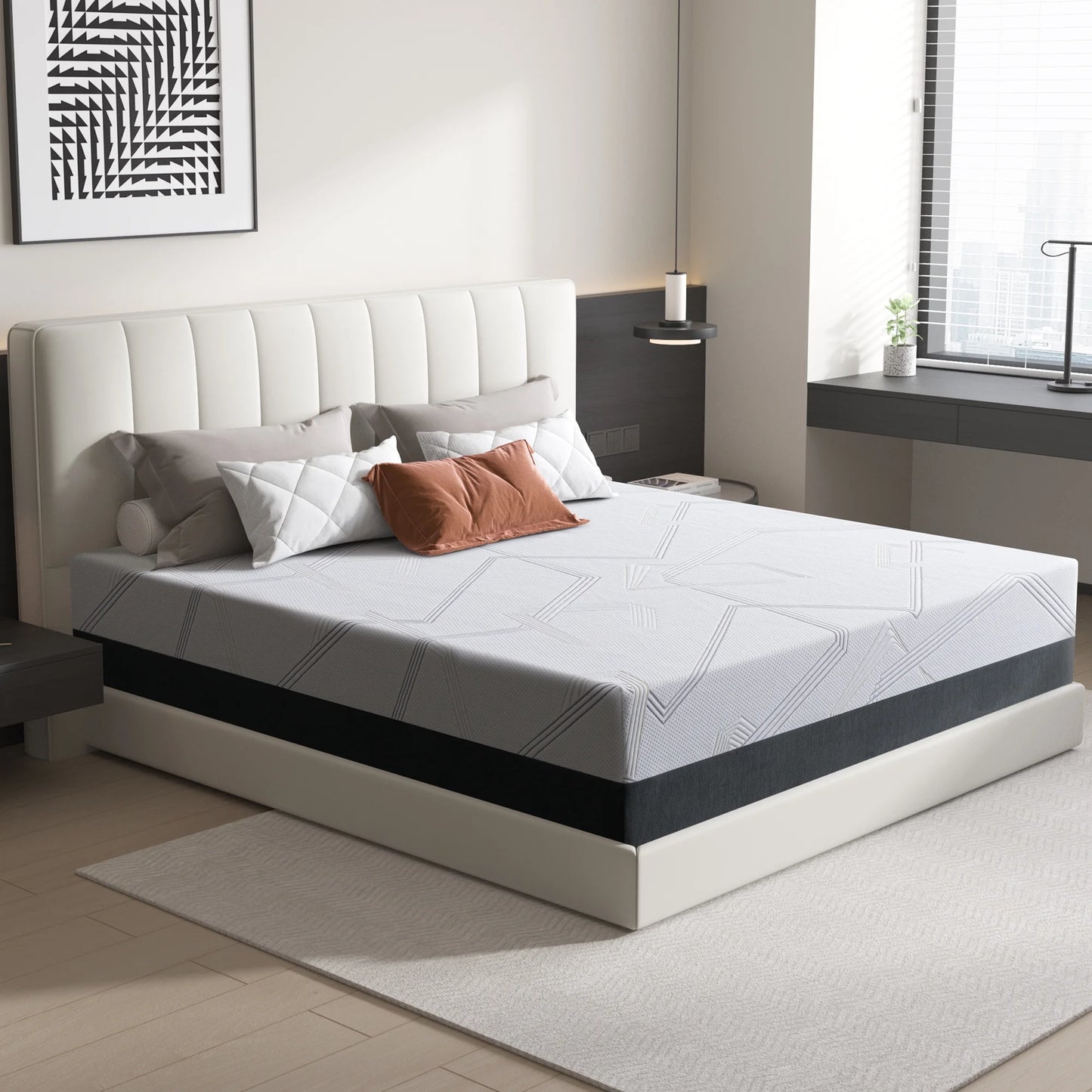 ZETDIY Medium Gel Memory Foam Mattress in a Box - ADA