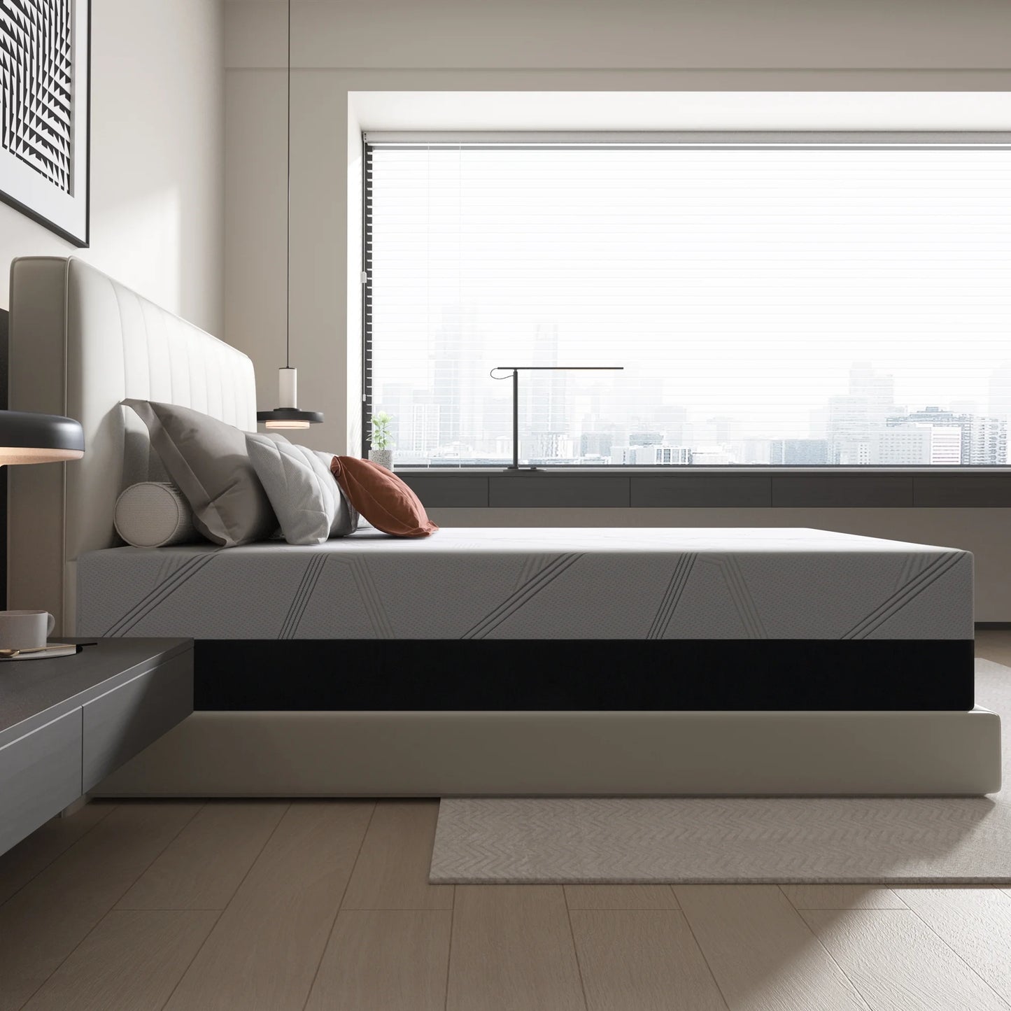 ZETDIY Medium Gel Memory Foam Mattress in a Box - ADA