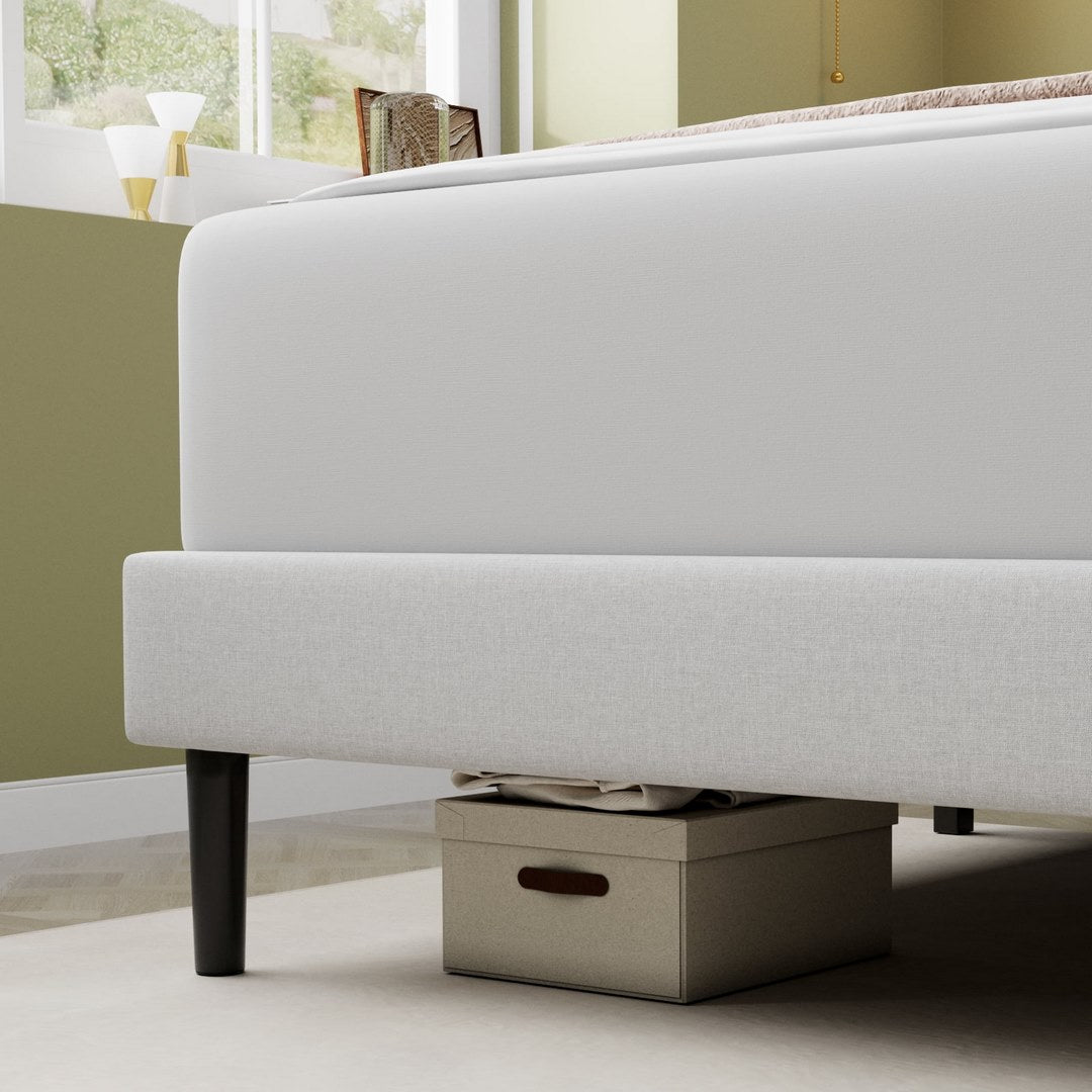 Platform Bed With Fabric Upholstered Headboard - 6915