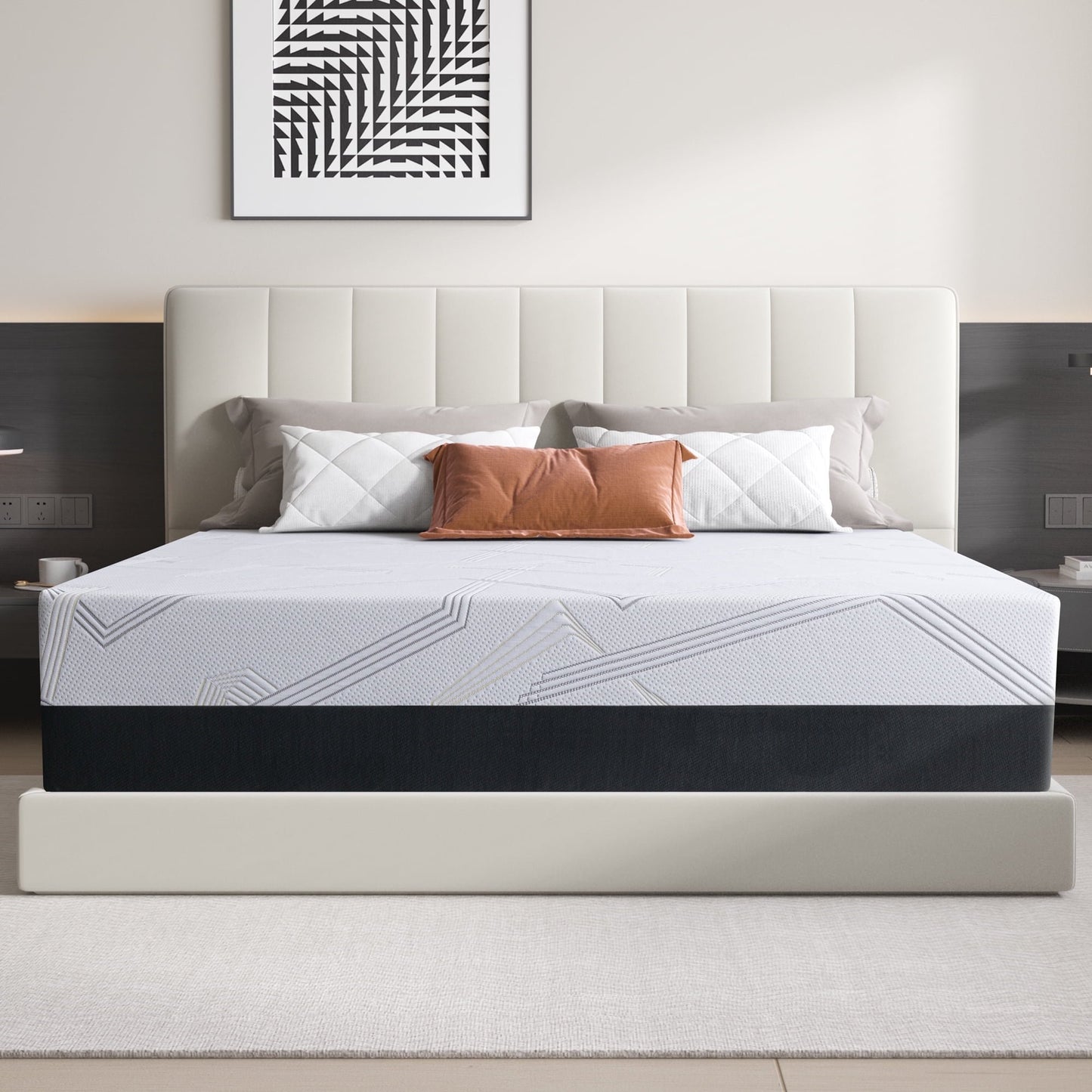 ZETDIY Medium Gel Memory Foam Mattress in a Box - ADA