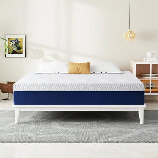 King Size Mattress, Telino 12 inch King Memory Foam Mattress in a Box,Medium Firm - ZMC