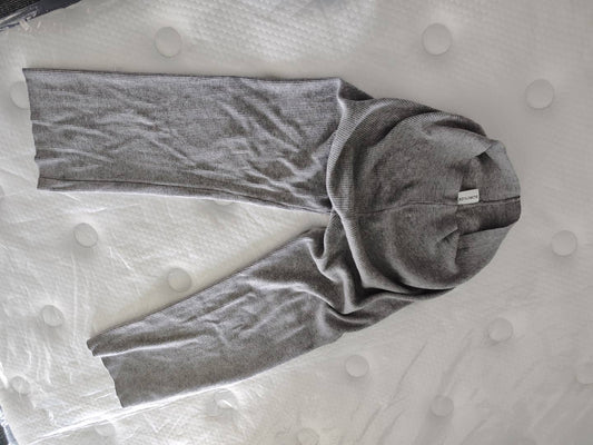 Sorouze Women's Knit Jogger Pants - Grey Sweatpants with Elastic Waistband, Comfortable Lounge Pants (Light Grey)
