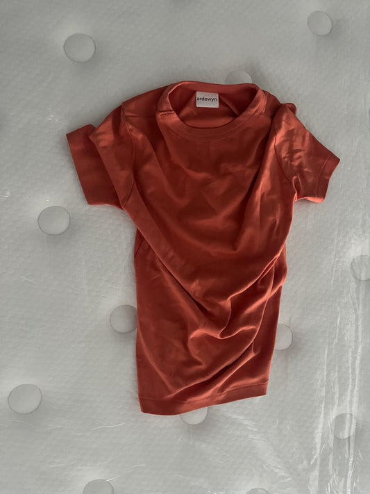 Ardewyn Women's Red Short Sleeve T-Shirt - Soft Cotton Crew Neck Tee, Breathable Casual Shirt (Classic Red)