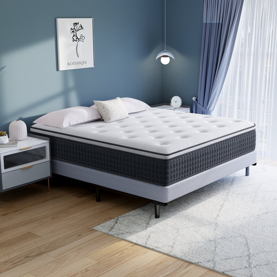 Memory Foam Innersprings Mattress, Medium Firm - MEB