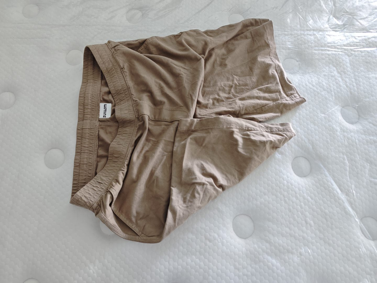 Zuiwom Women's Casual Shorts - Soft Cotton Summer Shorts with Pockets, Comfortable Relaxed Fit (Brown)