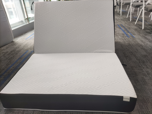 Mimotage 4"Narrow Twin Folding Mattress Foldable Mattress Topper with Non Slip Bottom