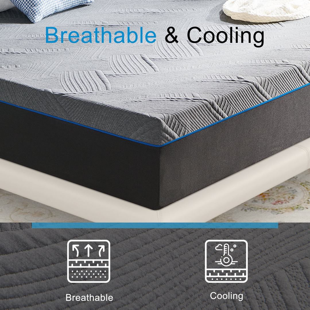 Telino Gel Memory Mattresses with Breathable Cover - YDB