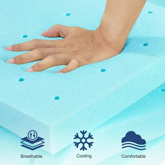 King Size Mattress, Telino 12 inch King Memory Foam Mattress in a Box,Medium Firm - ZMC