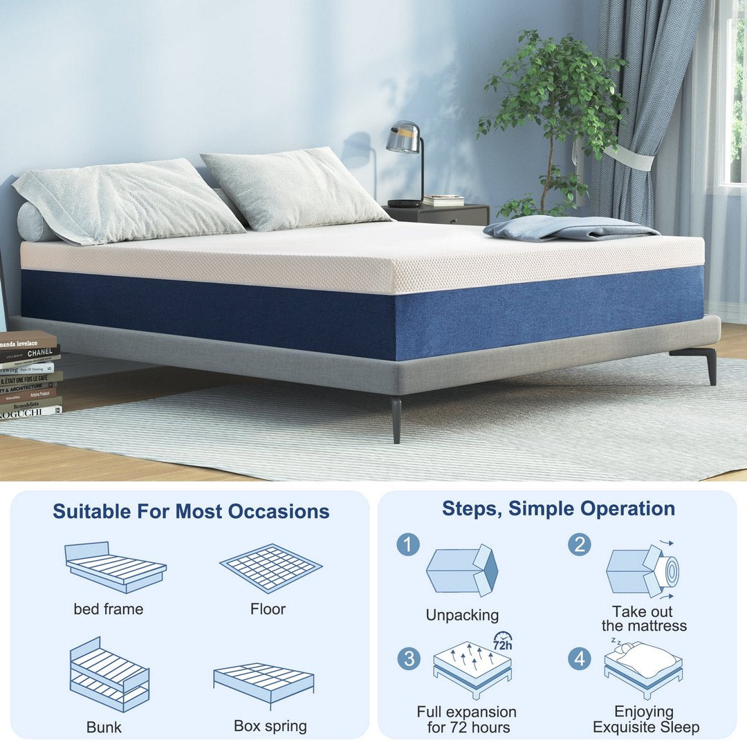 Cool Gel Memory Foam Mattress - YDA