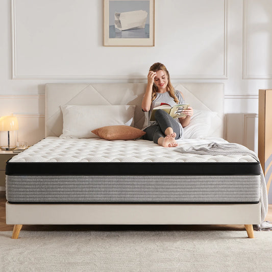 Hybrid Pocket Innerspring Mattress in a Box - JC