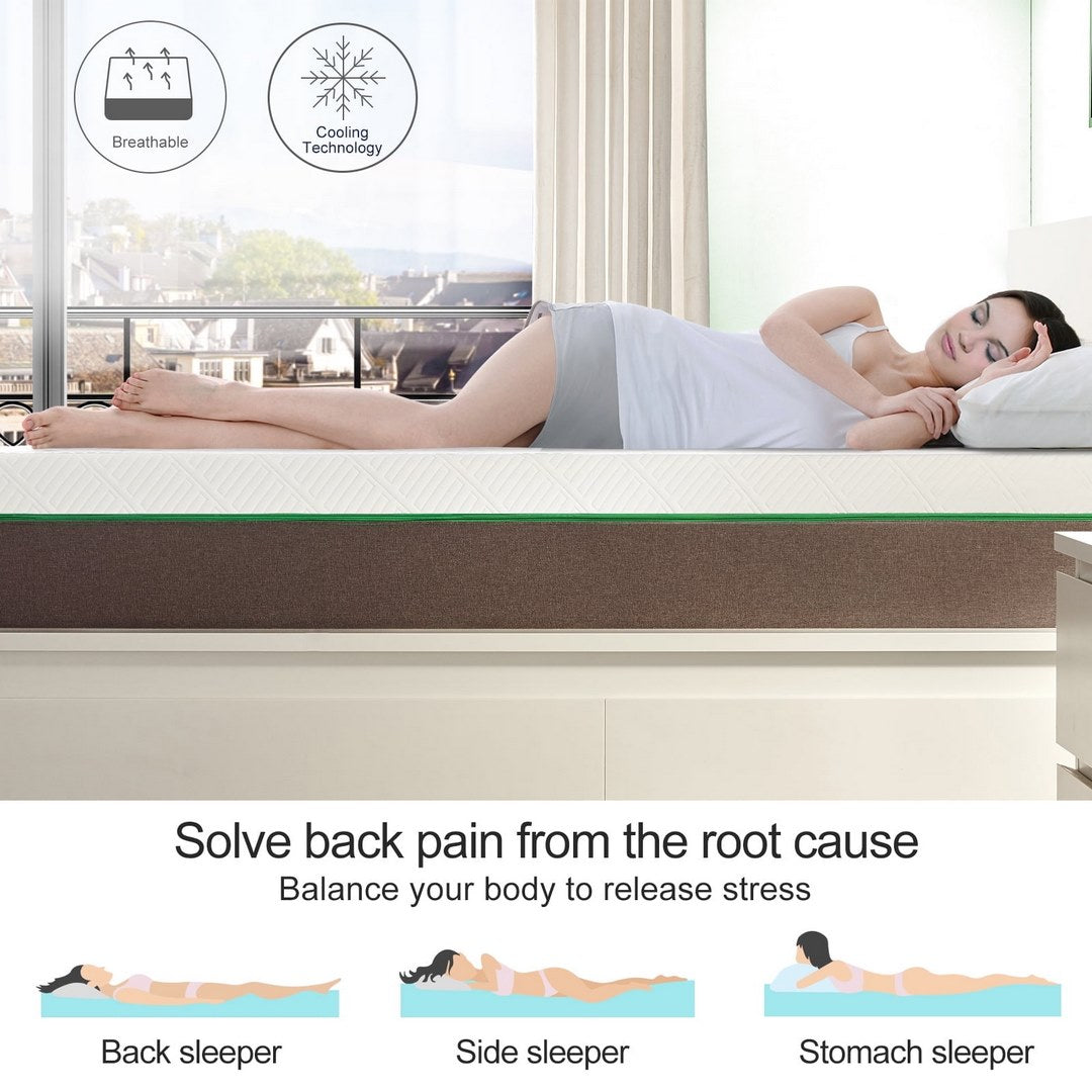 Memory Foam Individually Pocket Innerspring Mattress - DMA