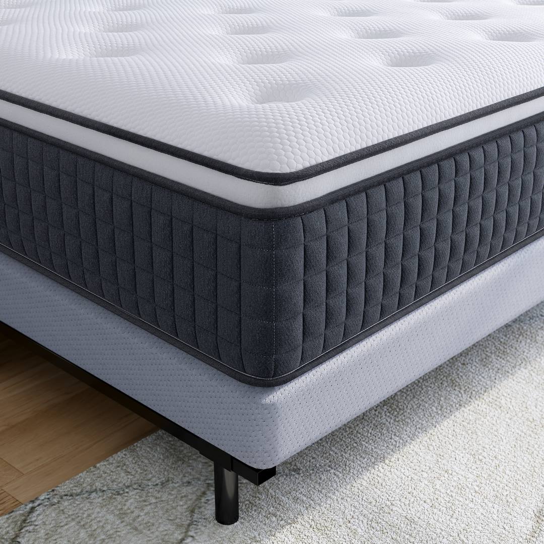 Memory Foam Innersprings Mattress, Medium Firm - MEB